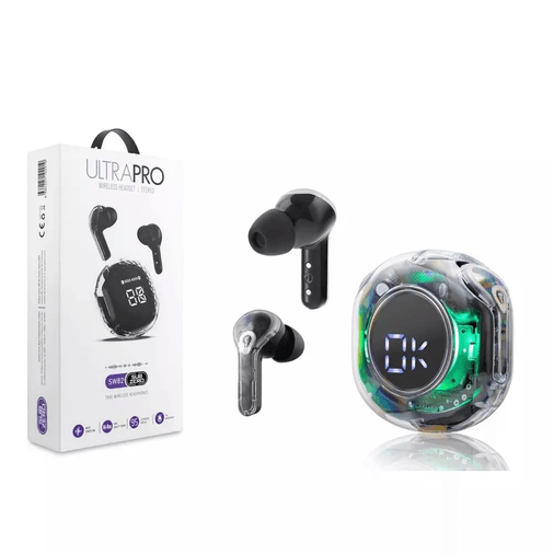Jdz4c5ROK1 Subzero Ultrapro Sw82 Kulak İçi Tws Bluetooth Kulaklık Led Göstergeli Wireless V5.3 Siyah/beyaz