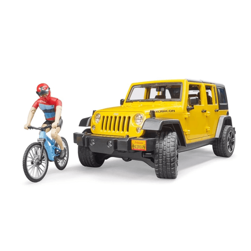 Jeep W. Rubicon &amp; Bisiklet Ve Sürücüsü