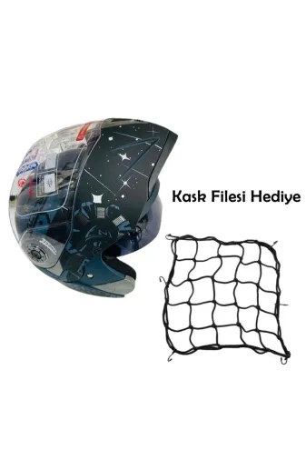 JK20 JK20GRYN2XL Çene Açılır Güneş Vizörlü Motosiklet Kaskı Xl Beden Baş Çevresi: 61-62Cm