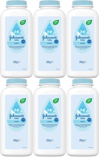 Johnsons Baby Bebek Pudrası 200GR Klasik (%99 Doğal) (6 Lı Set)