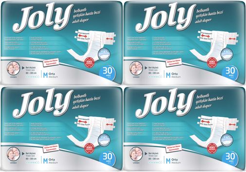 Joly Yetişkin Bezi Bel Bantlı M - Orta - Medium 120 Adet