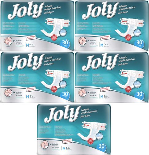 Joly Yetişkin Bezi Bel Bantlı M - Orta - Medium 150 Adet