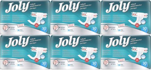 Joly Yetişkin Bezi Bel Bantlı M - Orta - Medium 180 Adet