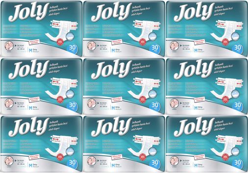 Joly Yetişkin Bezi Bel Bantlı M - Orta - Medium 270 Adet