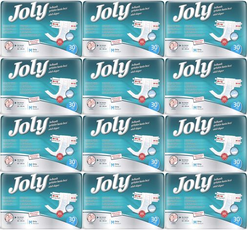 Joly Yetişkin Bezi Bel Bantlı M - Orta - Medium 360 Adet