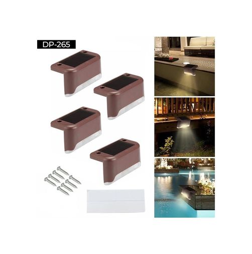 just cheap store 121882845 Güneş Enerjili Köşe Lambası 4Lü Açık Lacivert