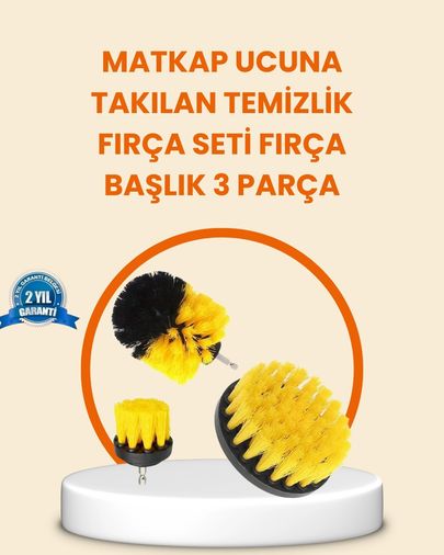just cheap store 124048005 Matkap Ucu Fırça Seti Halı Fayans Zemin Temizliği 1 Adet