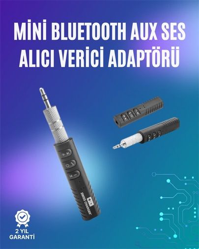 just cheap store 25DYMUCZZZAUXKİTİNCE-2 Mini Bluetooth Müzik Alıcısı Ev & Araç Stereo Sistemlerine Kablosuz Bağlantı 1