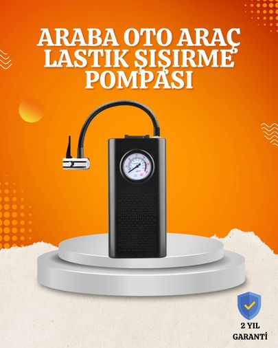 just cheap store 25DYMUCZZZHS255ARAÇPOMPASI-1 Taşınabilir Elektrikli Oto Motosiklet Bisiklet Lastik Şişirme Pompası 1 Adet