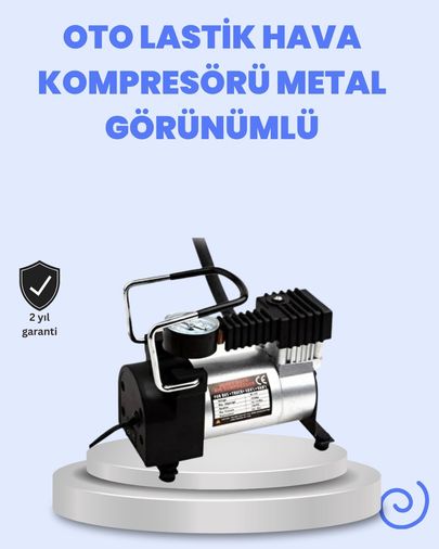 just cheap store 25DYMUCZZZKOMPRESÖR-1 Dc 12V Metal Hava Kompresörü Araç Lastik Şişirme 35L/dk 1 Adet
