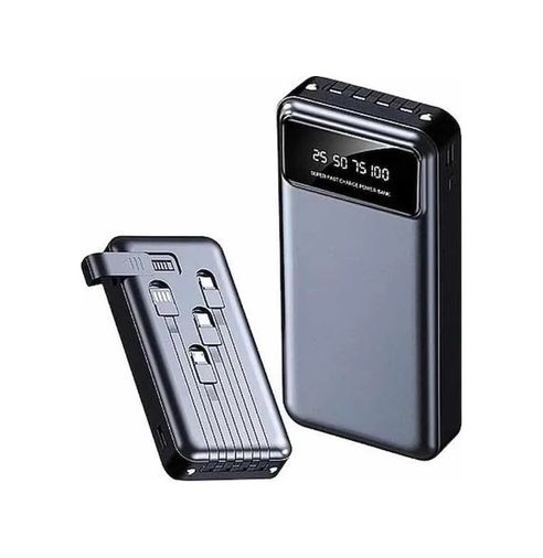 just cheap store 25DYMUUCZZZ20000MAHPOWERBANKKK2-1 Hızlı Şarj Özellikli 20.000 Mah Dijital Göstergeli Usb Girişli Android Ve Apple Uyumlu Ios Uyumlu Powerbank Antrasit Melanj