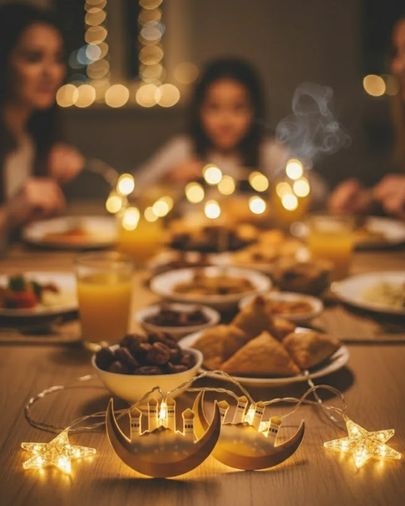 just cheap store 25DYMXUCZZZRAMAZANLEDİ-1 3 Metre Ramazan Led Saçak Işık Ev İçi Dekoratif Aydınlatma Açık Mavi
