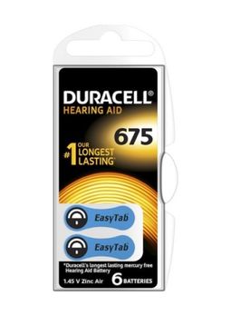 just cheap store 47417675010 Duracell 675 İşitme Cihaz Kulak Pili 6 Parça 1 Kutu
