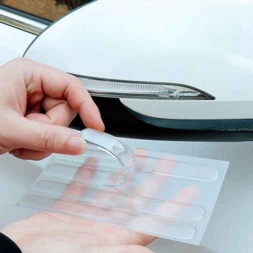 just cheap store 474189AK01YT0001 Oto Darbe Koruyucu Şeffaf Kendiliğinden Yapışkanlı Bantlar 4 Adet 4741