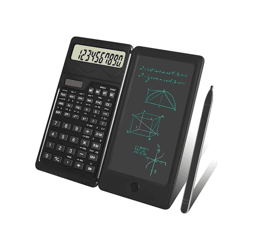 just cheap store 474189AK60YT0060 Silinebilir Lcd Yazı Tabletli,kalemli Katlanabilir Bilimsel Hesap Makinesi Açık Mavi