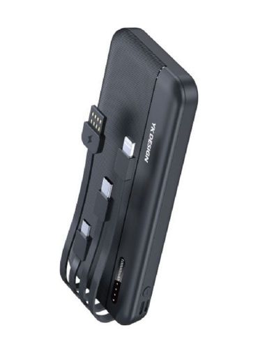 just cheap store 474189AN26YT0026 10000 Mah Micro Type-C Usb Lightning 4 Kablolu Hızlı Kablosuz Şarj Powerbank 4741 Altın - Dore