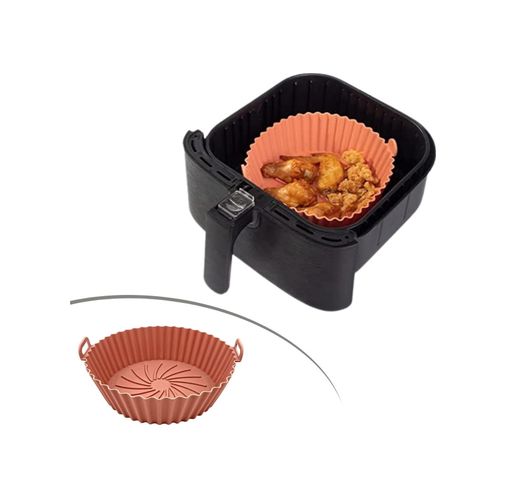 just cheap store 474189AS16YT0016K Renkli Isıya Dayanıklı Yıkanılabilir Silikon Fırın Ve Airfryer Yuvarlak Model Pişirme Matı 20 Cm 4741