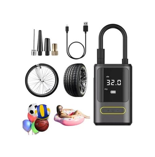 just cheap store 474189GTA16779 Kablosuz Oto Araç Mini 4000Mah 150 Psı Işıklı Oto Hava Kompresörü Ka-760 4741