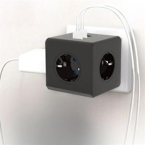 just cheap store 474189NN78YT2365 Isıya Dayanıklı Termal Akım Korumalı Ve Çocuk Korumalı 3 Priz Girişli 3 Usb Girişli Küp Priz 4741 250V 16A