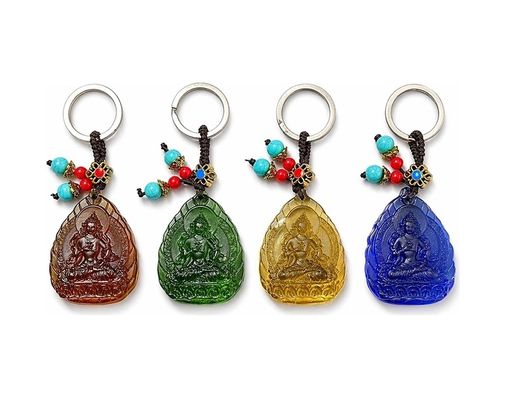 just cheap store 55MT3-KH-ALK5481 1.kalite Lake Cam Buda Anahtarlık Alk5481 Altın