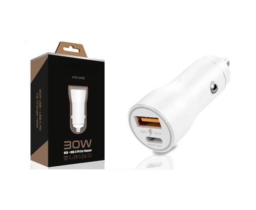 just cheap store epo9677 30W Usb Ve Usb-C Pd Araba Şarj Cihazı Hızlı Şarj, Apple Iphone Ve Android Uyumlu, Çift Çıkışlı