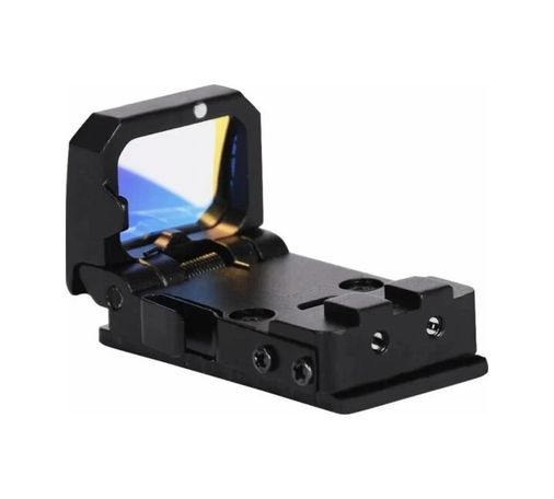 just cheap store mbyuTDU-1109 Vism Flipdot Reflex M2 Red Dot Sight - Katlanabilir Optik, Tabanca İçin 22Mm Reflex Nişangâh Açık Sarı