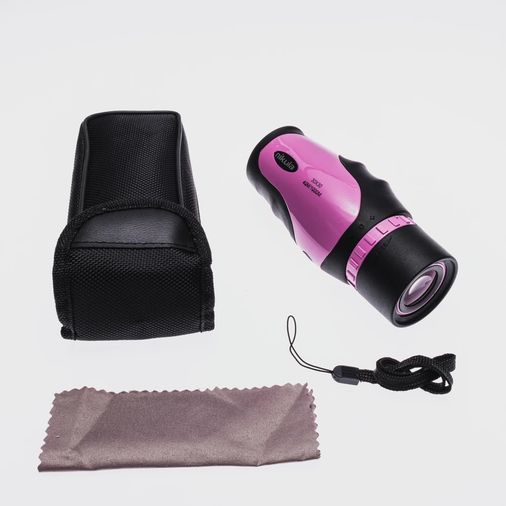 just cheap store mbyuTDU-781 30X30 Tek Gözlü Ayarı Gerektirmeyen Perma Focus Otomatık Netleme Dürbün Fuşya Açık Sarı