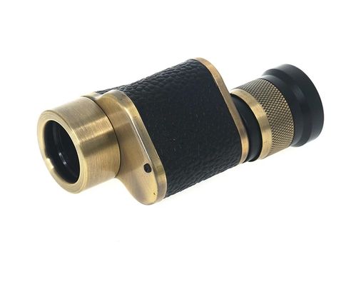 just cheap store mbyuTDU-850 6X24 Baıgısh, Askeri Tarzi Pirinç Ve Deri Kaplamalı, Deri Çantalı Monocular Dürbün Sarı Açık Sarı