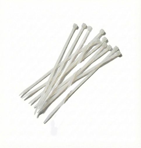 Kablo Bağı Kelepçe Cırt 4,8x400mm 10'lu Beyaz