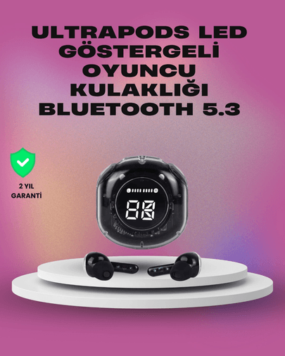 Kablosuz Şarj Destekli Hafif ve Güçlü Kulaklık