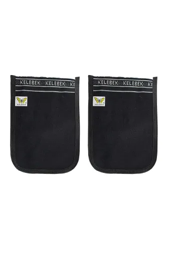 KAKTÜS JACK KTJ450619538 2 Adet Osmanlı Kalın Siyah Banyo Hamam Kesesi 25X17 Cm - Ktj6827-7269