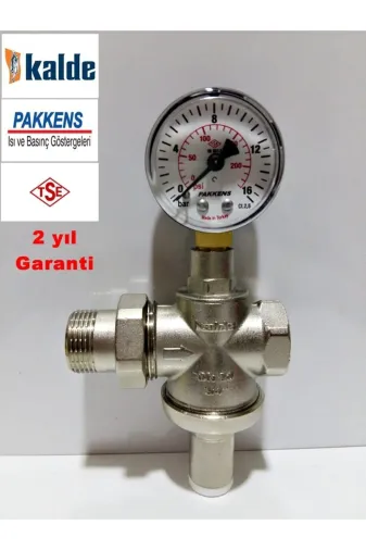 KALDE UT052 Su Basınç Düşürücü 3/4 Rekorlu Dn20 +Pakkens Manometre