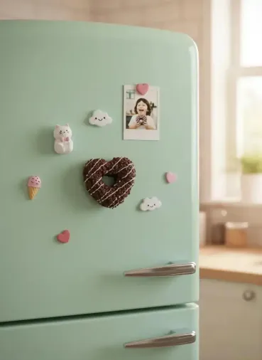 Kalpli Çikolatalı Manget