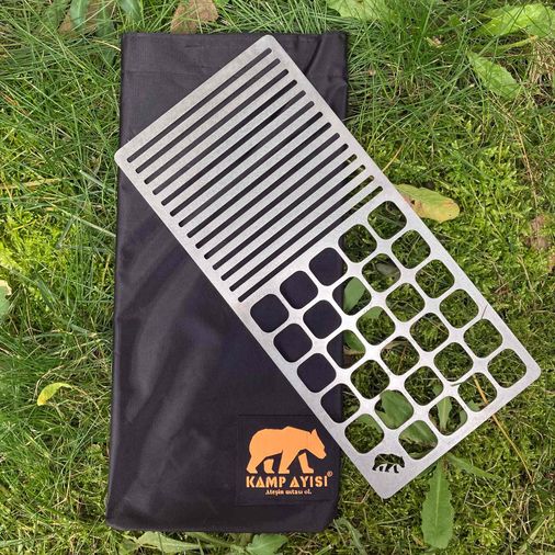 Kamp Ayısı® Duowire™: Dikdörtgen Bushcraft Izgara Teli