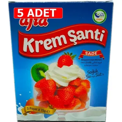[Kampanya] Afia Krem Şanti Sade 75 Gr (3'lü Paket) (5 Adet)