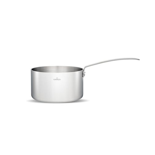 Karaca 000001000017531002 Powersteel 3Ply 316+ İndüksiyon Tabanlı Çelik Petekli Mini Sütlük/sosluk 10 Cm