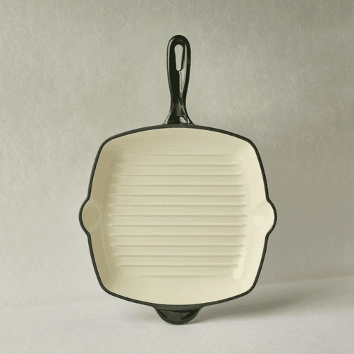 Karaca 000001000238615001 Heritage Demir Döküm Emayeli Grill Tava Yeşil 26 Cm