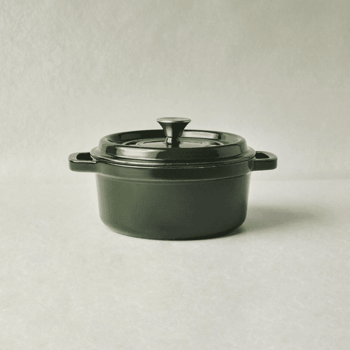 Karaca 000001000238616001 Heritage Demir Döküm Emayeli Tencere Yeşil 24 Cm