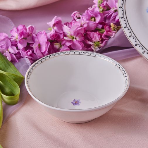 Karaca esgkjffjggj Minton Pembe Çiçek Kase 14 Cm