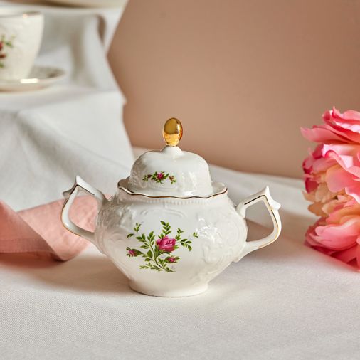 Karaca fgbvmghjff Vintage Rose Şekerlik 12 Cm
