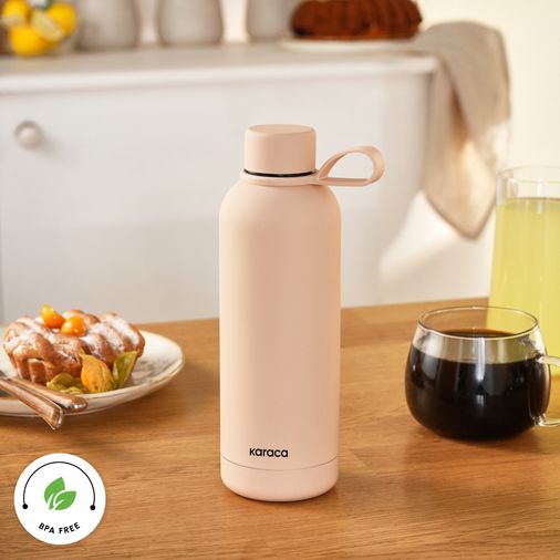 Karaca fgmhjöjö Aly Soft Touch Çelik Sızdırmaz Termos 500 Ml Somon