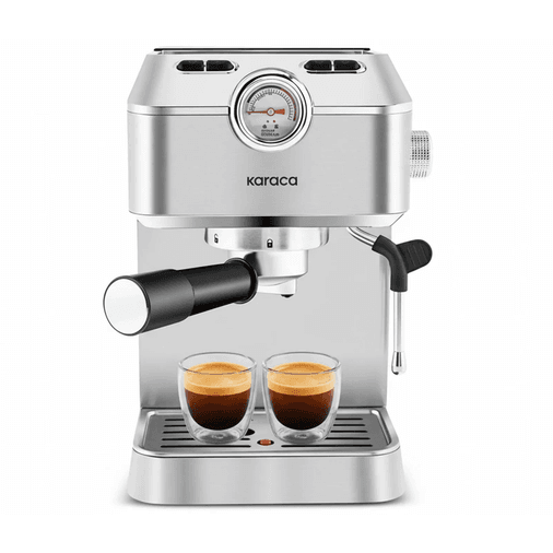 Karaca HR0IHIOP0HHJ Coffee Art 1101 Süt Köpürtücülü, 20 Bar Basınçlı, Espresso, Latte, Cappuccino, Americano Makinesi Inox 1,5L 1100W