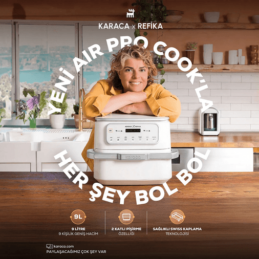 Karaca roykyhkpkhyf Air Pro Cook X Refika Airfryer 9L