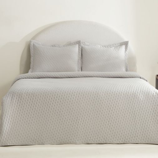 Karaca tukjykkutyuk Breeze Soft Tek Kişilik Yatak Örtüsü Gri
