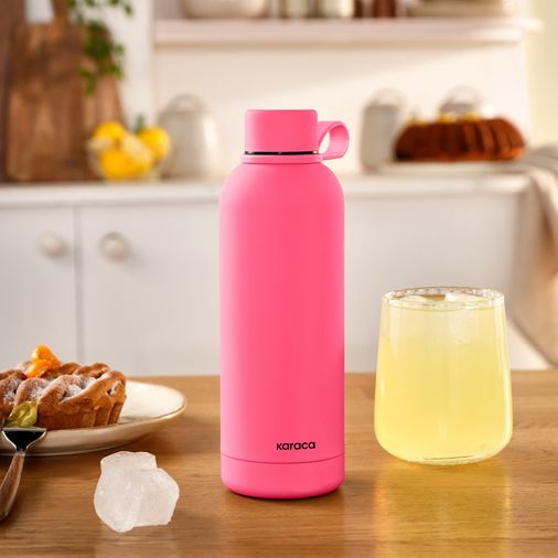 Karaca tukötktyku Aly Soft Touch Çelik Sızdırmaz Termos 500 Ml Pembe
