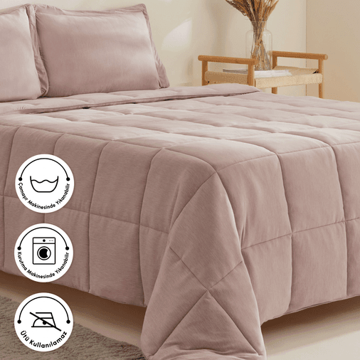 Karaca TYKOPTRKMJOIPR Benji Çift Kişilik Modal Comfort Set Lila