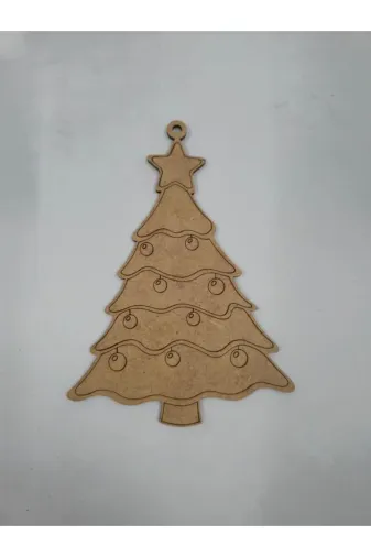 karadağsb ahşp226285123456789590 1 Adet Ahşap Yılbaşı Süsü Boyama No11 Okul Dıy Etkinlik Aktivite Sanat 15 Cm