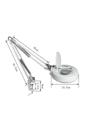 KARAFİLİK TYCNL51JVN171189698619746 2 Yıl Garantili Optical Ledli Büyüteç-Loop 360 Derece Hareket