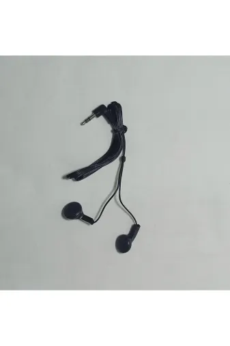 Karahanlı Butik KUKLKKBLMRKSZ-AUX-1 Mikrofonsuz Aux Jacklı Siyah Kulaklık 1 Metre
