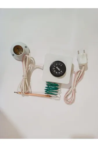 KARAHİSAR KULUÇKA KRHANTEKSATDS Analog Termostatlı Kontrollü Sabit Tek Duylu Set